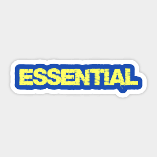 I am Essential Sticker